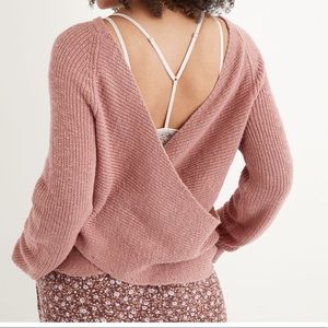 Aerie Ballet Back Sweater